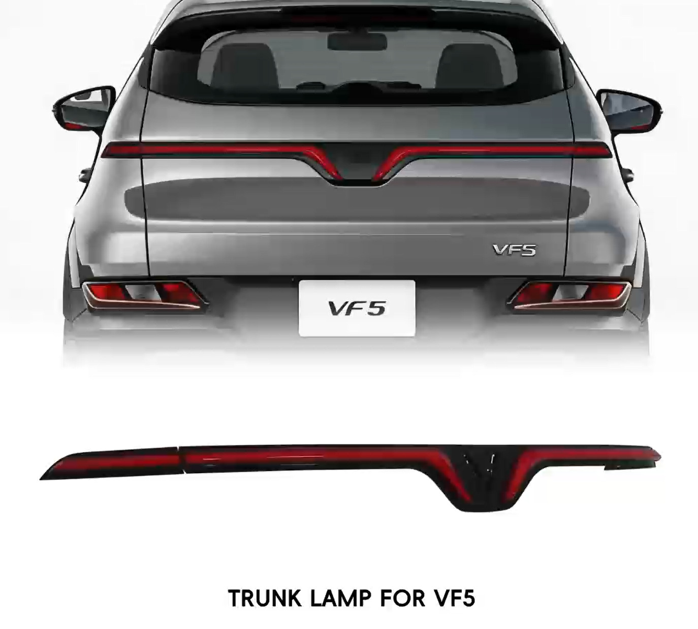 Directly Supplied from the Manufacturer, Suitable for Vietnam's Vinfast Vf5, the Rear Tail Light Is of Reliable Quality, Available in Large Quantities and at a Competitive Price