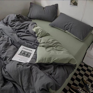 Quilt Core Set Eight-Piece Bedding Set Autumn and Winter Thickeneded Cotton Bedding Student Dormitory Four-Piece Set Complete Set