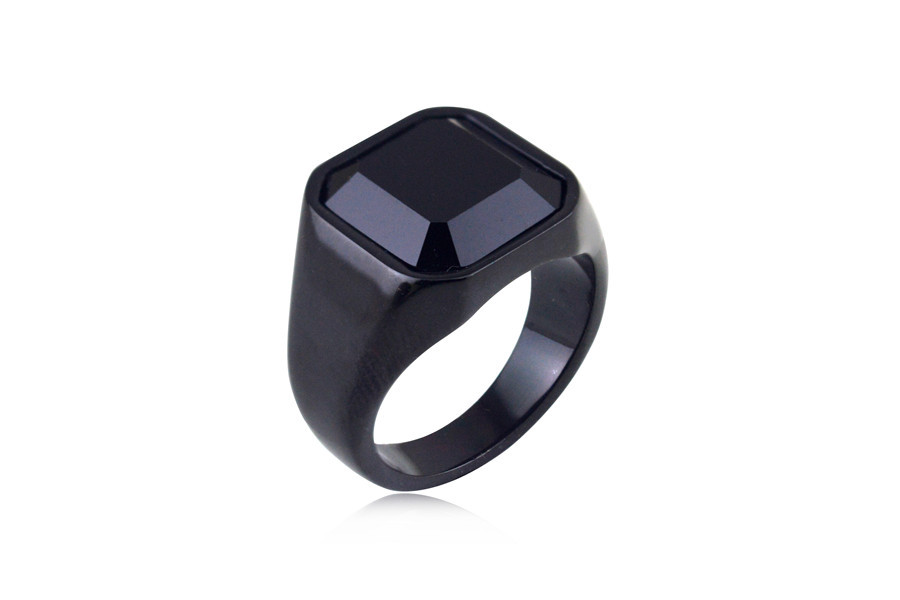 16g Weight Rings Classification 15, 7, 8 Ring Size 1 Piece Quantity Daily, Street Occasion Titanium Steel Material Geometric Pattern All Seasons Season Unisex Gender Punk, Simple Style Style Punk Simple Style Geometric Titanium Steel Unisex Rings Punk Rings 3