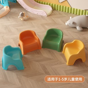 Low Stool Kidsren's Plastic Small Bench Household Baby Small Seat Living Room Small Stool Baby Kindergarten Back Chair