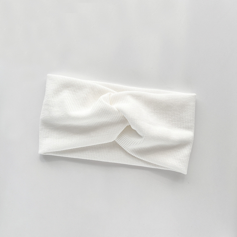 Directo de fábrica al por mayor de Europa y América caliente-Venta de diadema de color sólido hilo elástico banda de pelo cruzado de los hombres y las mujeres de yoga deportes banda de pelo