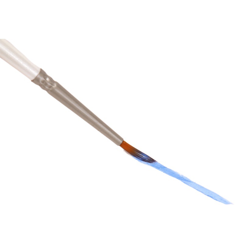 12 unids miniatura señaló nylon lana gancho pluma acuarela cepillo al óleo del arte clavo pintura suministros