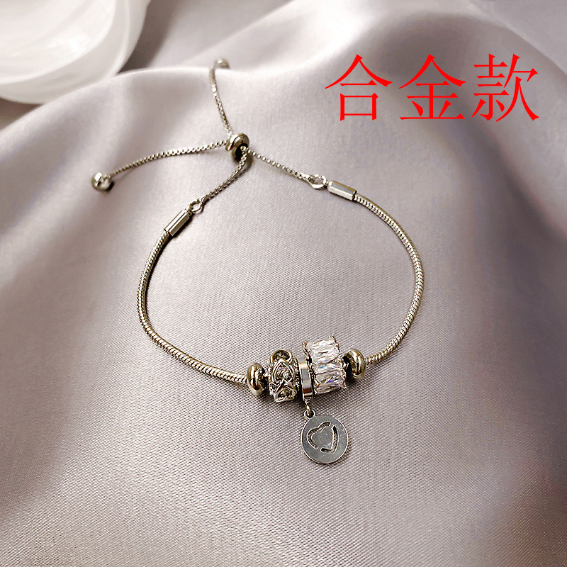 Corea del Sur Dongdaemun moda diamante incrustado pequeña cintura encantadora pulsera para las mujeres simple nueva pulsera de moda personalizada para las mujeres