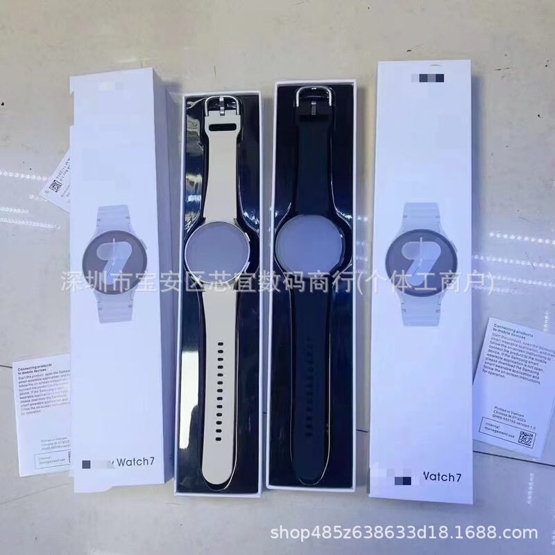 Huaqiangbei's Popular Foreign Trade Product Galaxy Watch7 44mm Bluetooth Sports Smartwatch with 1:1 Boot-Up Logo
