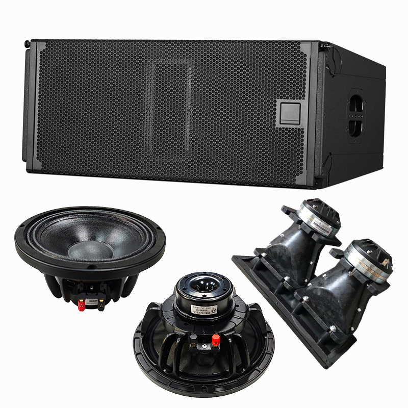 Altavoces de alto rendimiento de escenario impermeable al aire libre altavoces de alta gama de 10 pulgadas lineales altavoces magnéticos de neodimio sonidos de alta gama