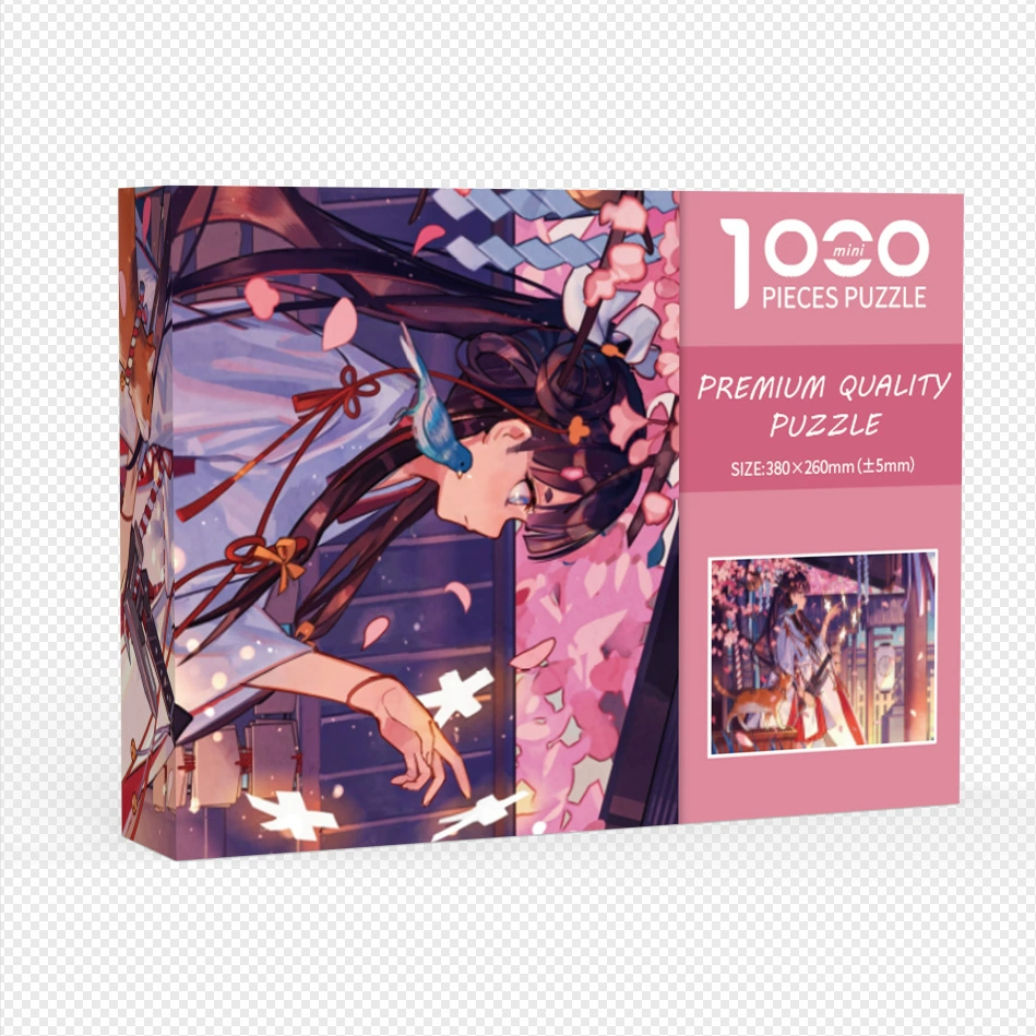Маленькая 1000-фрагментная головоломка Kanagawa Great Wave, плотно сидит и не ослабнет на складе, оптом для кросс-бордерной головоломки в национальном стиле