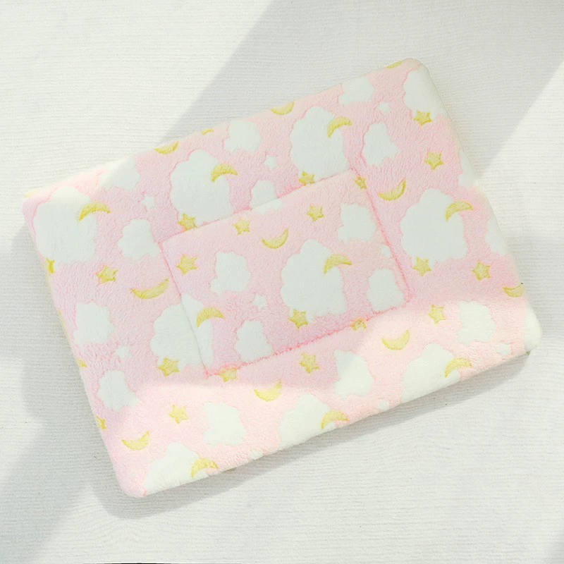Pet Double-Sided Warming Cushion, Increased Thickness, Multi-Size (13×13–105×71 cm)