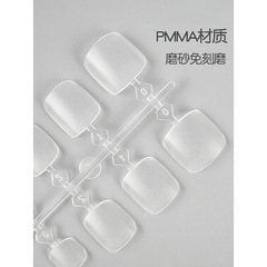 夏季240片超薄無痕免刻磨腳趾甲 全貼腳指甲美甲貼片穿戴式甲片批