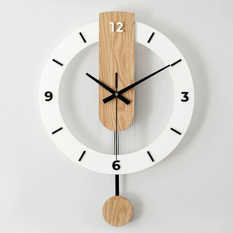 Трансграничные минималистские креативные легкие роскошные настенные часы гостиная современная домашняя атмосферная сеть красные художественные часы фон настенные маятниковые часы