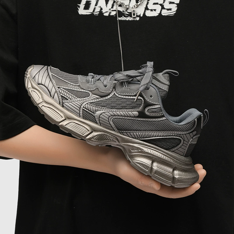 Нишевые модные брендовые мужские кроссовки-туфли dad shoes с толстой сеткой подошвы, универсальная модная обувь, новые парижские кэжуал кроссовки для пары, женская обувь