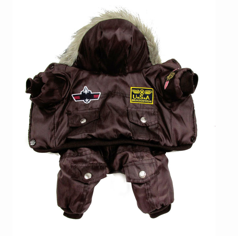 Pet Dog Winter Clothes Size Options