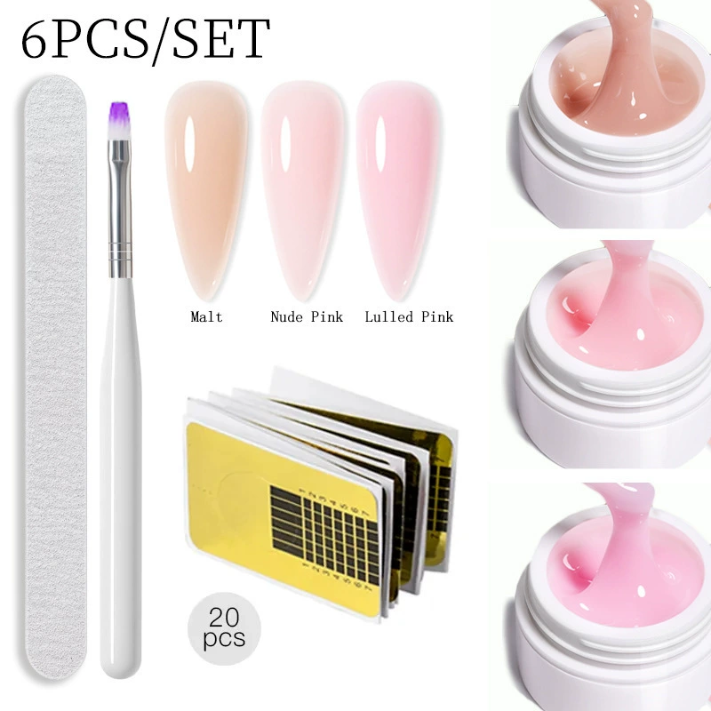 Маникюрный расширенный клей на основе клея безболезненный УФ-формовочный бумажный ручка для фототерапии многофункциональный набор для маникюрного магазина
