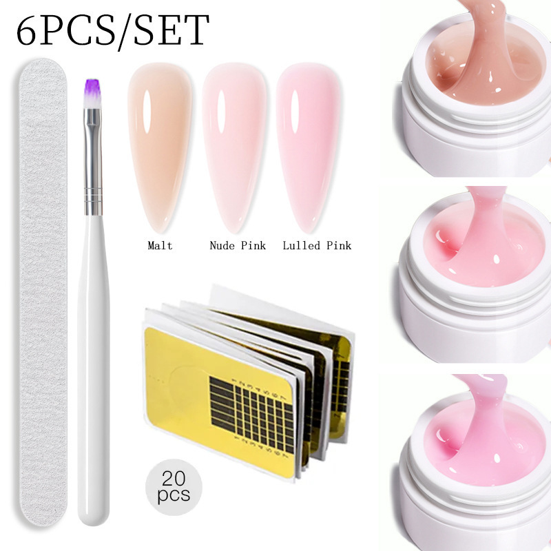 Nail art extension glue base glue construction glue painless UV shaping paper holder phototherapy pen multifunctional suit nail shop special Nail art extension glue base glue construction glue painless UV shaping paper holder phototherapy pen multifunctional suit nail shop special