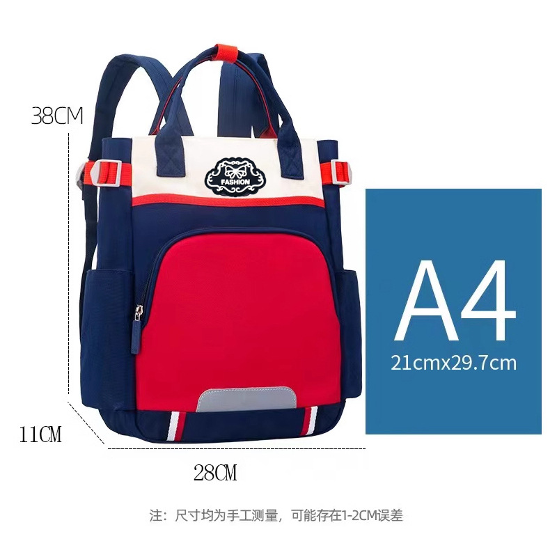 Bolsa de aprendizaje portátil para estudiantes de primaria, bolsas de aprendizaje personalizadas de impresión de logotipo para niños.