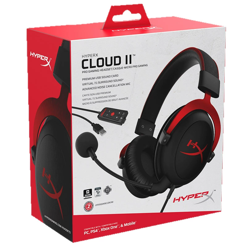 Крайне неизвестная (Hyperx) Cloud2 Hurricane 2 игровые наушники Eat Chicken прослушивание 7.1 канал
