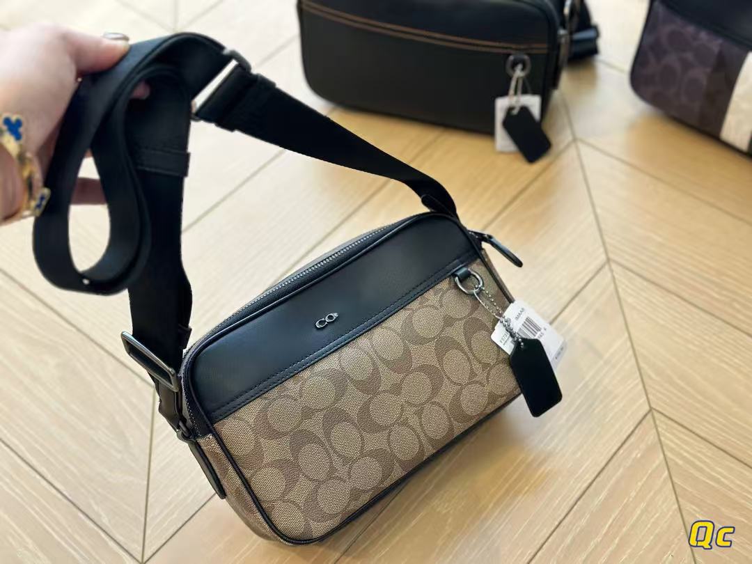 Bolso de hombro para hombre C familia simple bolso de viaje casual bolso de hombre con caja de regalo bolso de hombro bolso de pecho