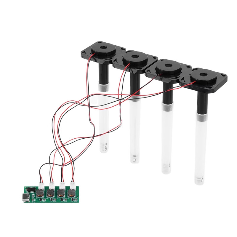 超音波アトマイザーTYPE-Cインポートスイッチなし4スプレー加湿器モジュールdc 5vアトマイザー制御板DIY|undefined