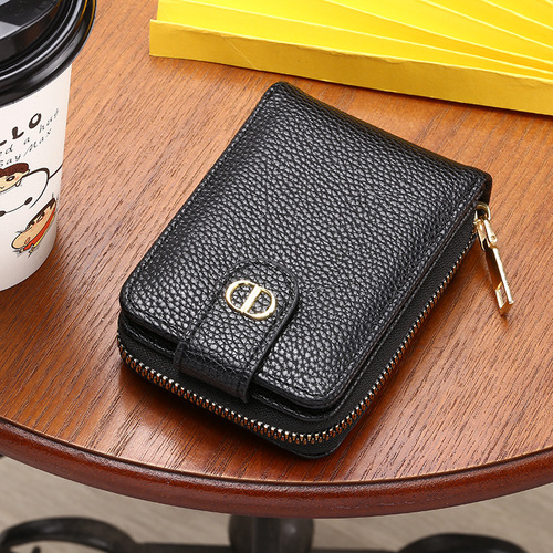 Driver's License Leather Case Women's Card Holder Multiple Card Slots Large Capacity Men's Document Driver's License Two-in-One Multi-Function Coin Purse