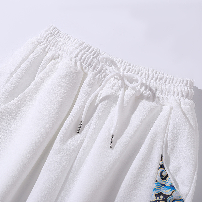 Men's Clothing Ice silk suit men's summer thin Tang suit short sleeve casual large size style men's loose Hanfu suit_voghion.com