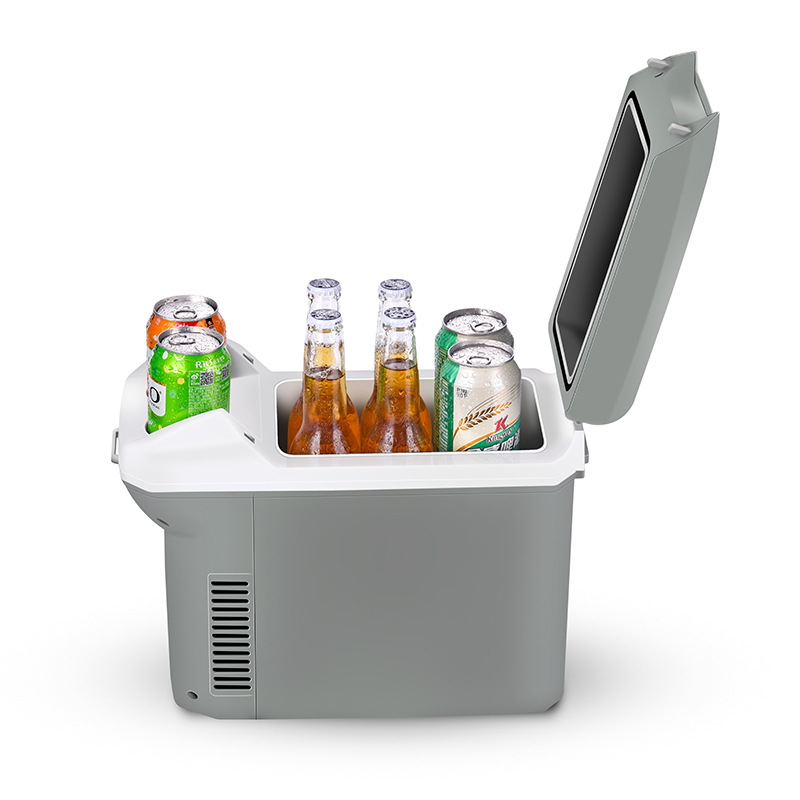Nuevo 8L de doble uso USB mini refrigerador acampar al aire libre Correa portátil refrigeración y calefacción refrigerador del coche