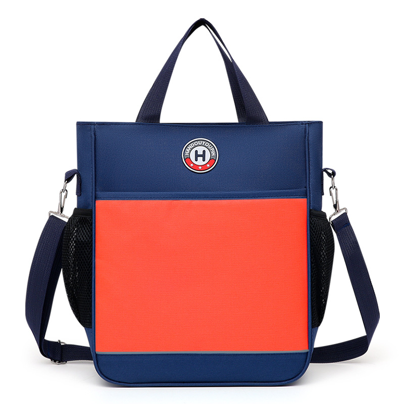 Bolsa de impresión personalizada logotipo de estudiantes de primaria bolsas de reparación de lecciones de entrenamiento de niños portátiles impresión personalizada