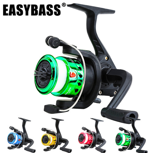 Plastic spinning wheel with 60-meter nylon line, lures fishing reel accessories, fishing gear cross-border wholesale