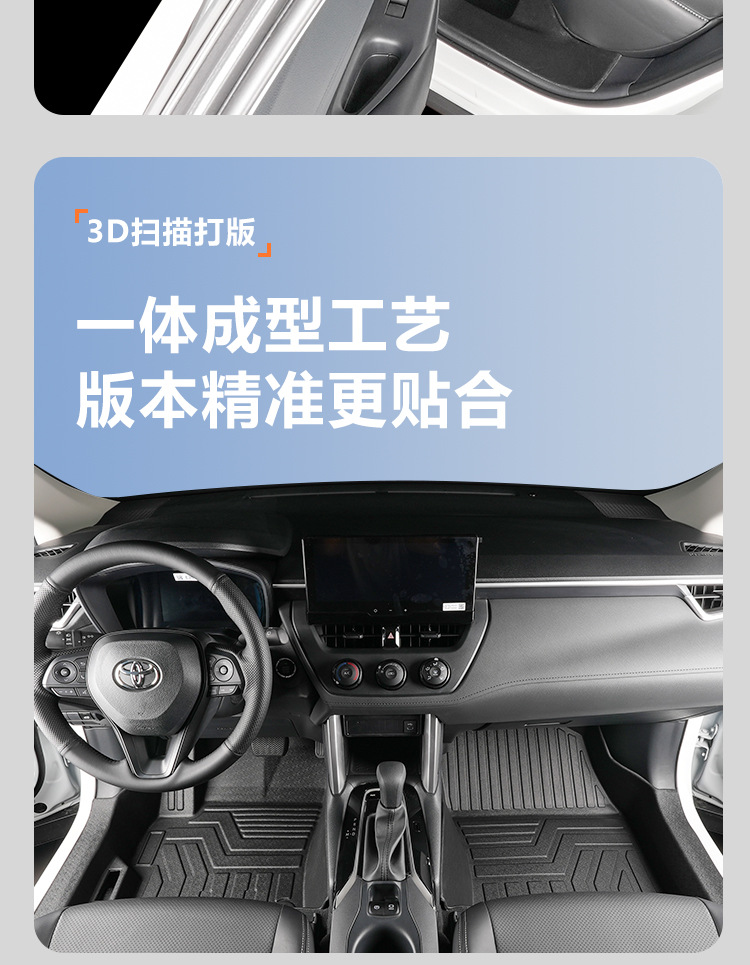 Suitable for Toyota Corolla models 14-26, full coverage interior modification accessories, waterproof TPE car floor mats