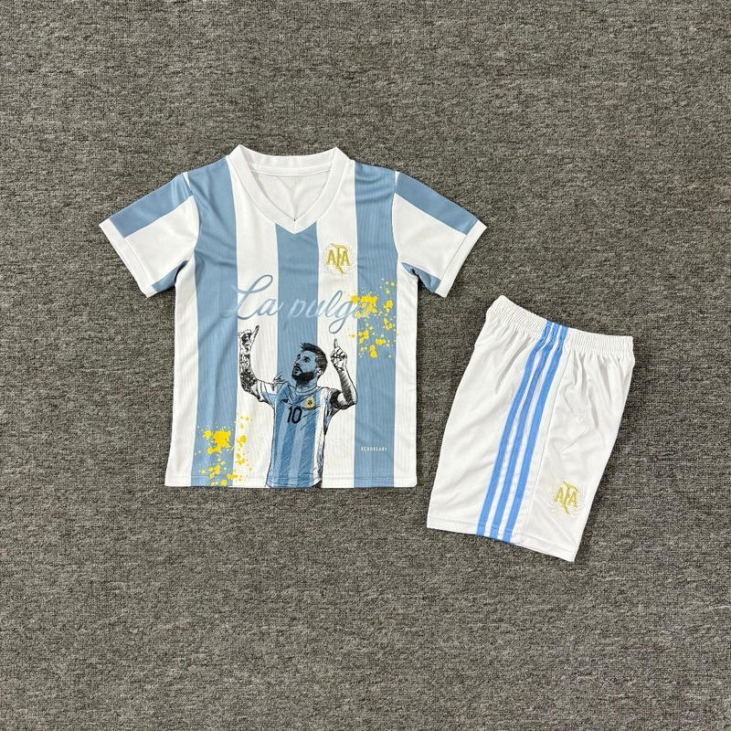 2526足球俱乐部儿童装套装特别版足球服巴西皇马巴萨短袖t恤球衣|undefined