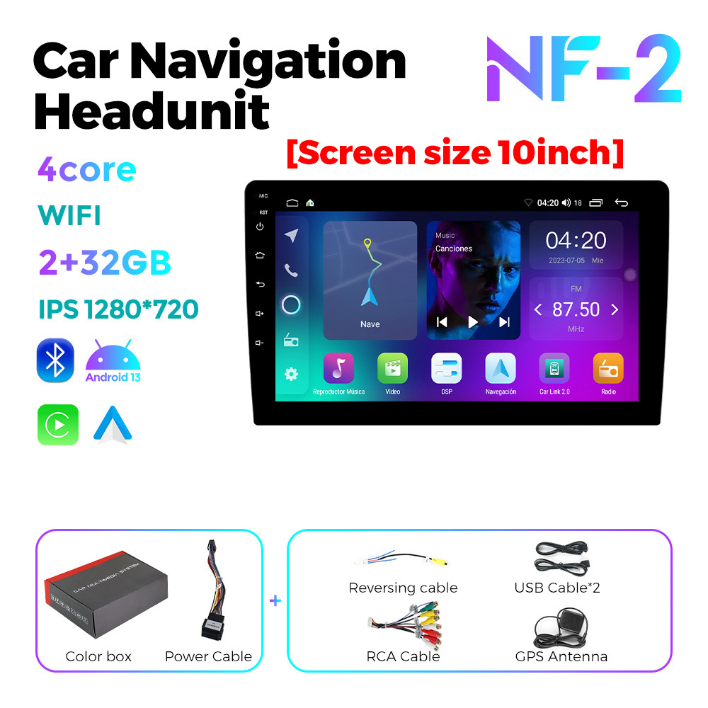 Navifly transfronteriza venta al por mayor caliente Ziguang zhanrui coche multimedia Carplay Android universal host