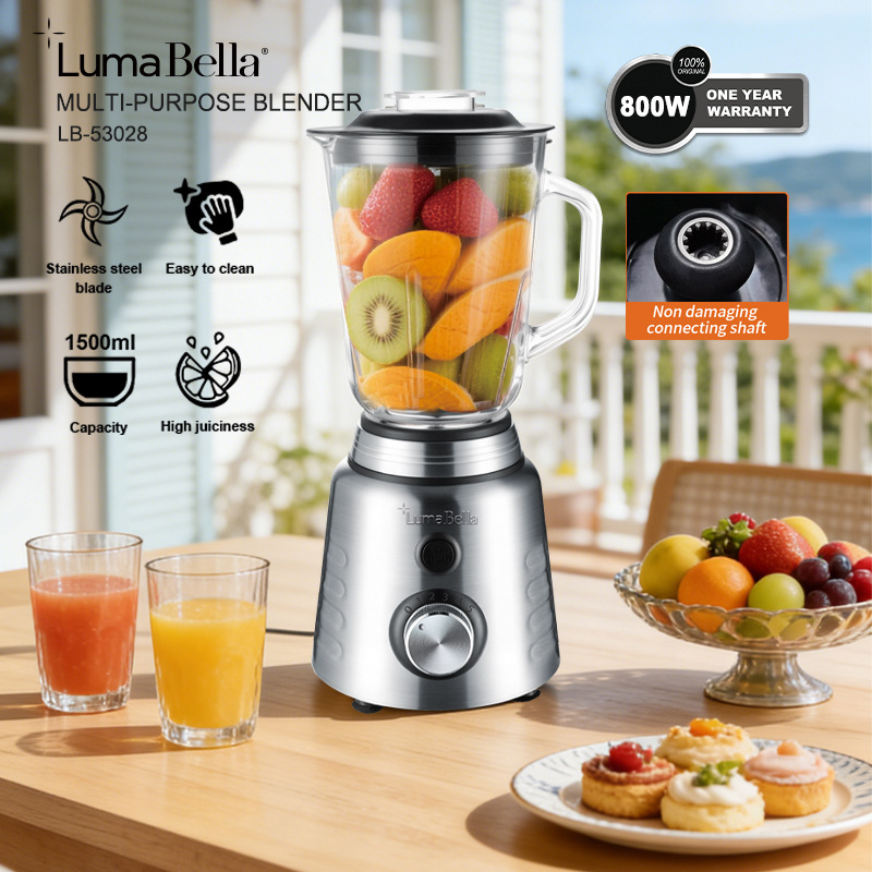 Export Lumabella53028 Juicer Household Multi-Functional 2in1 Bean Grinder Blender Fruit Cooking Machine