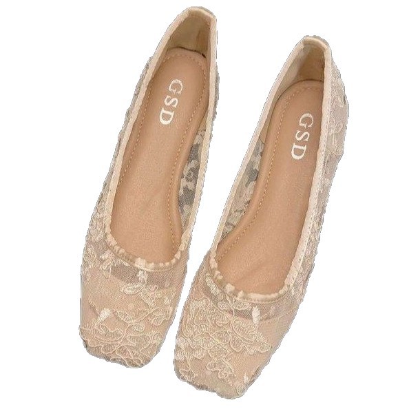 2026 primavera y verano nuevo hilo de malla de encaje sexy tacones altos zapatos de diseño femenino de nicho puntiagudo zapatos de moda superficial