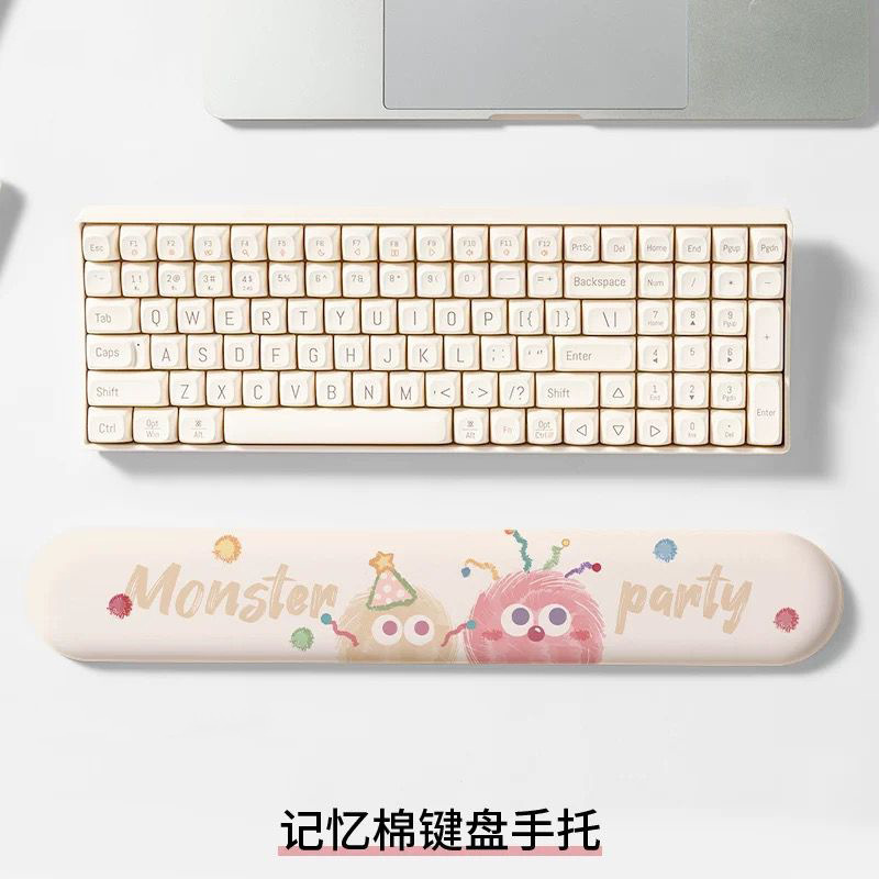 オフィス漫画マウスパッドリストガードかわいい漫画ハンドレストオフィス厚みのあるリストパッドゲームキーボードマウスソフトパッド|undefined