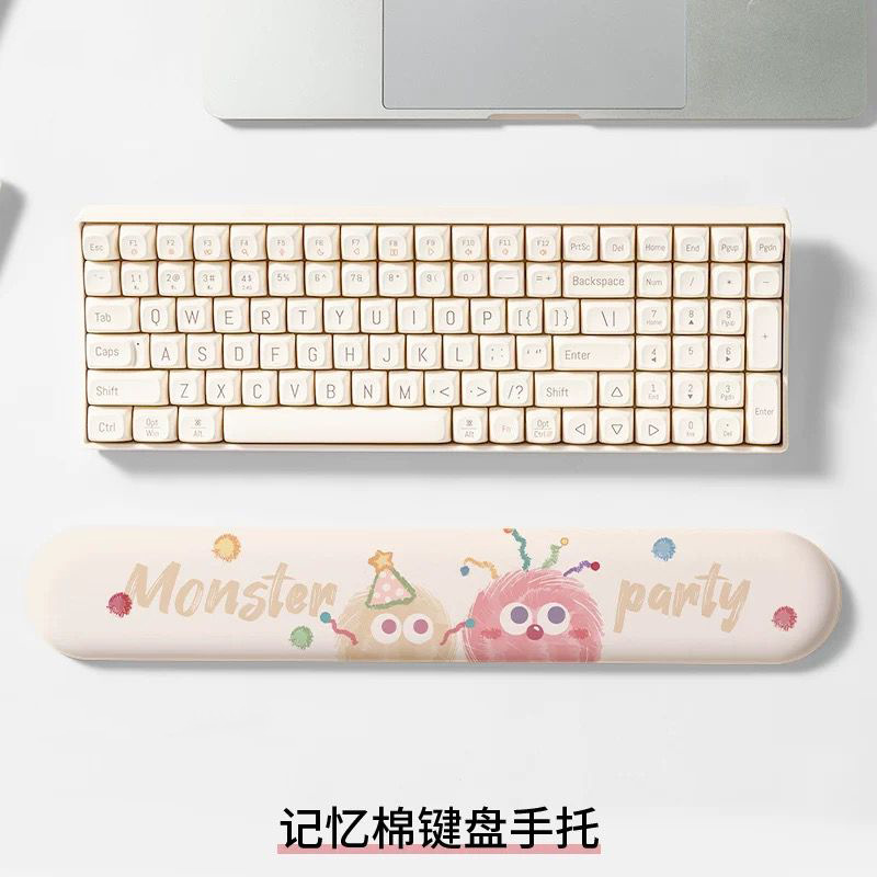 Monster Happy 키보드 손 받침대