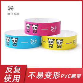 聚会派对马拉松运动会门票可反复使用手环射频芯片PVC腕带