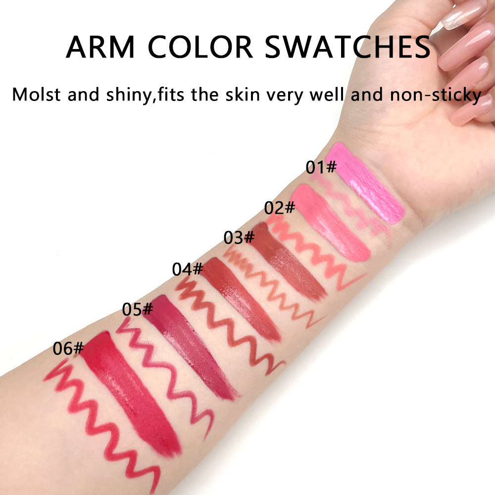 Clubday Lip Makeup 1+1 Set: Velvet Lip Gloss, Outlining Lip Pen, matte finish, long-lasting waterproof undefined
