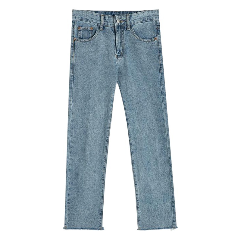 Vaqueros rectos de 9 puntos de 4 colores de empuje principal de este año