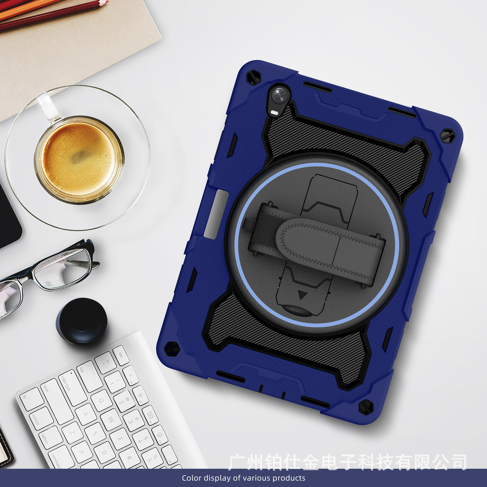 适用oppopad211.6支架硅胶防摔vivopad11平板保护套旋转支架