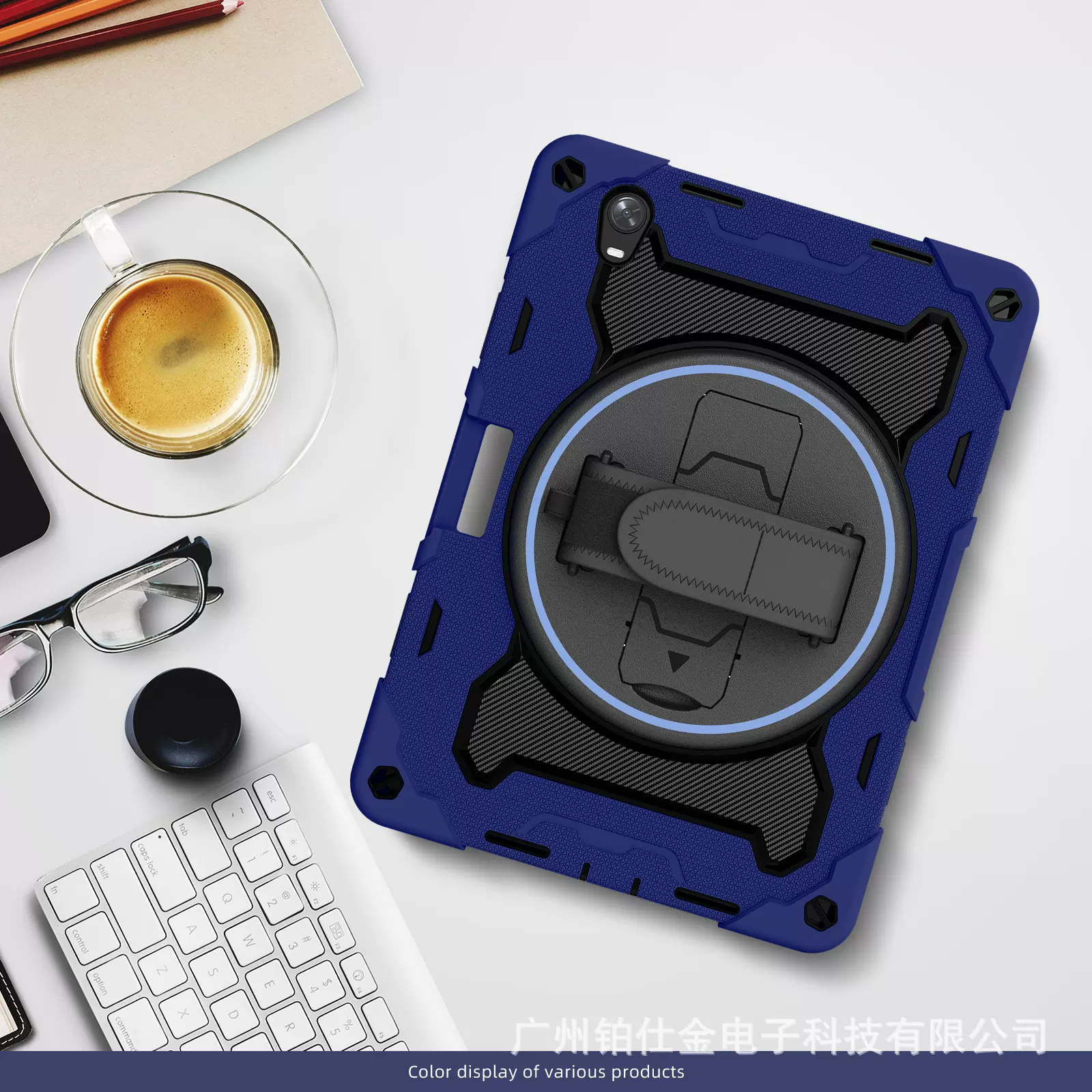 适用oppopad211.6支架硅胶防摔vivopad11平板保护套旋转支架