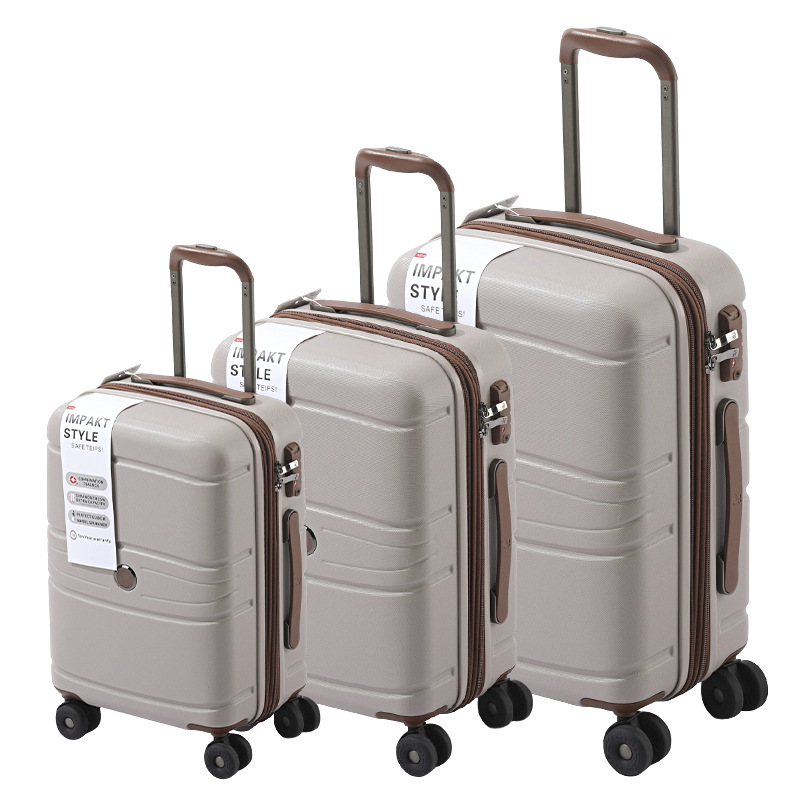 Rolling Suitcase Set 3 Piece Travel Luggage With Combination Lock_voghion.com