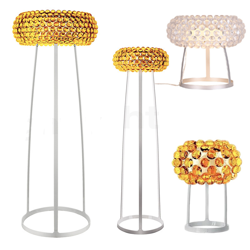 Foreign Trade Classic Italian Design Zeus's Sweat Jewelry Stone Table Lamp Floor Lamp Transparent Gold Crystal Customization