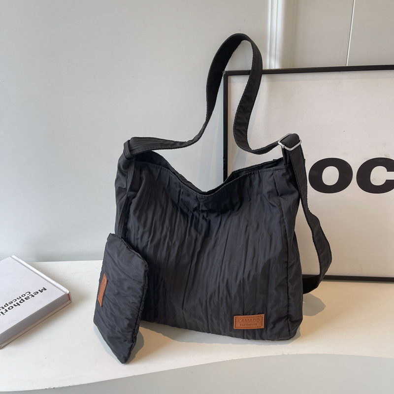 Borsa a tracolla donna in nylon borsetta leggera e casual_voghion.com