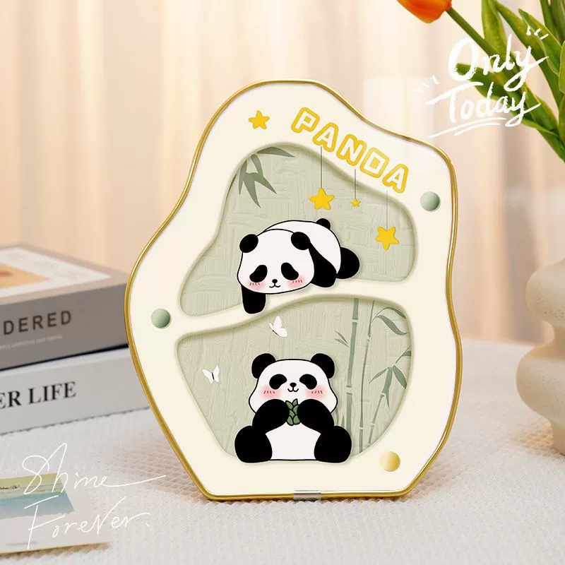 Готовый ассортимент производителя для TABLE decoration painting, кремовый стиль ТВ-кабинет, высококлассная настольная декоративная деталь, милый пандовый вход в ресторан