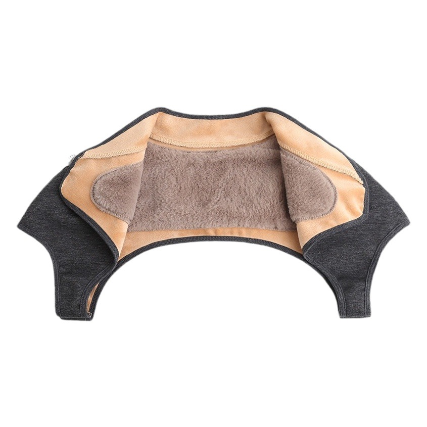 Autumn and winter velvet padded shoulder pad cervical waistcoat sleeping cold warm shoulder around artifact unisex cold shawl
