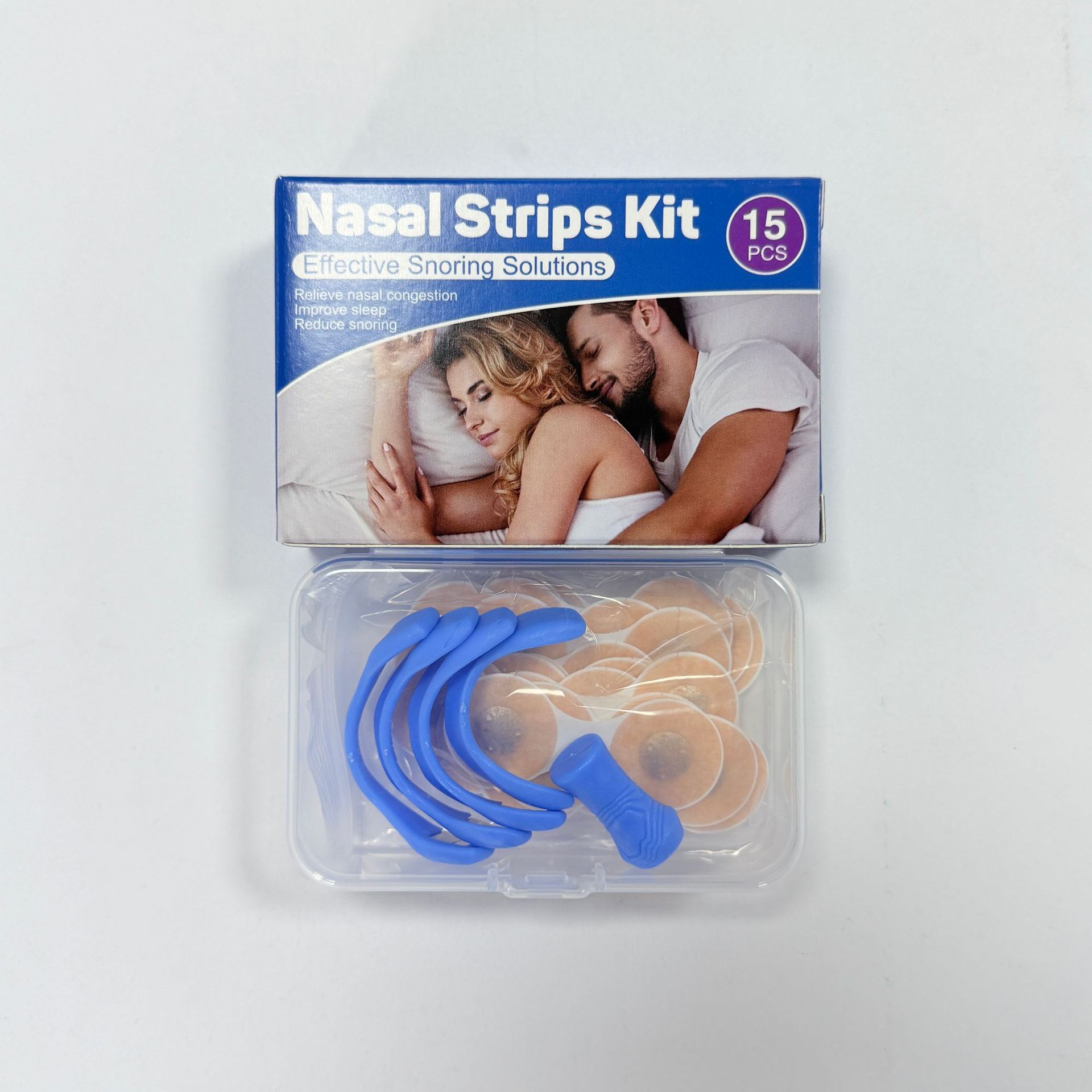 Tiras nasales magnéticas transfronterizas, clips nasales, expansores de respiración, dispositivo antirronquidos, tiras nasales de ventilación, fabricante original.