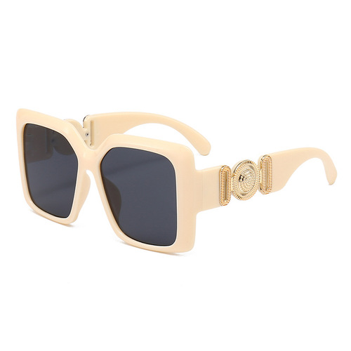 Square Frame Sunglasses Covering Half the Face, Wholesale 2024 New Fashion Sunglasses for Women and Men