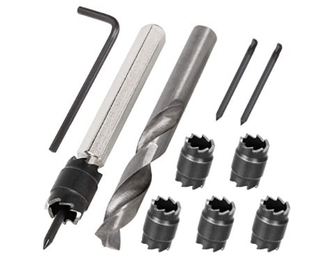 Juego de 13 piezas de soldadura por puntos traje de perforación taladro de mano eliminación de punto de soldadura herramienta abridor de agujero de metal al por mayor mango hexagonal perforación