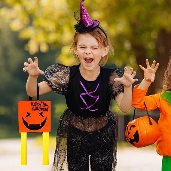 ハロウィーンフェルトバッグコウモリフクロウスタイル子供手提げ袋万聖夜舞踏会装飾悪魔キャンディー袋|undefined