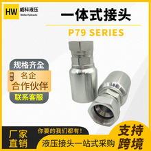 源厂定制批发 HW 替换派克接头79系列高压油管接头扣压一体式接头