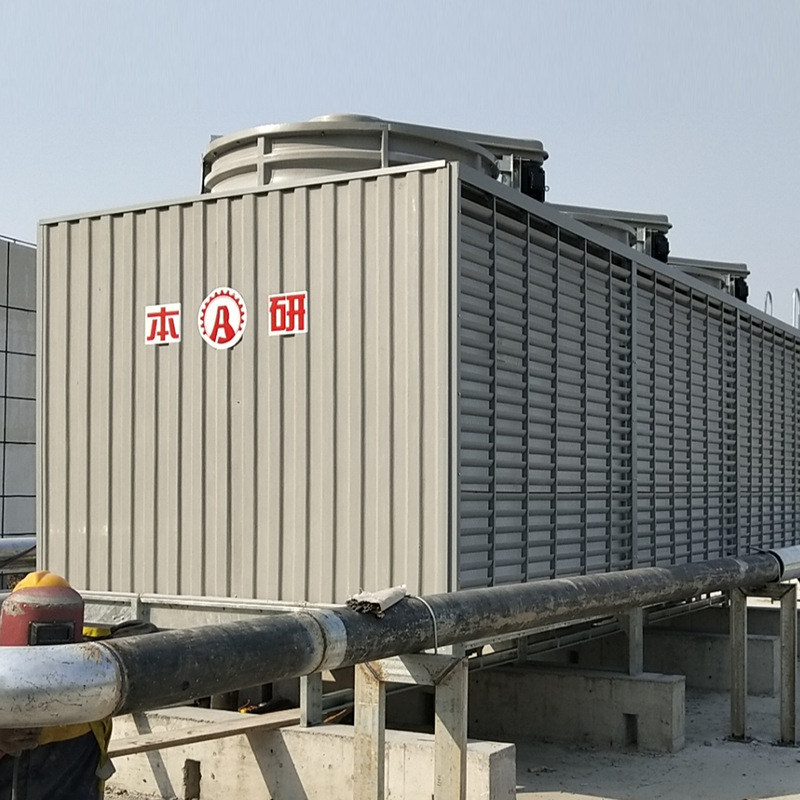 上海冷却塔厂家方形横流玻璃钢冷却水塔超静音包安装