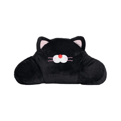 Cartoon Plush Cat Car Lumbar Support, Waist support - new-european-mink-embroidered-cat-waist-support